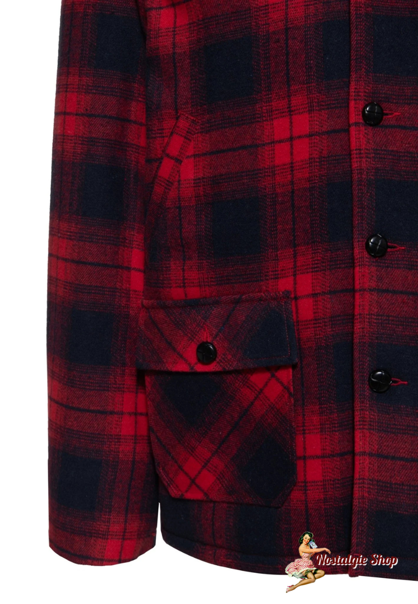 King Kerosin - Flanelljacke in Rot