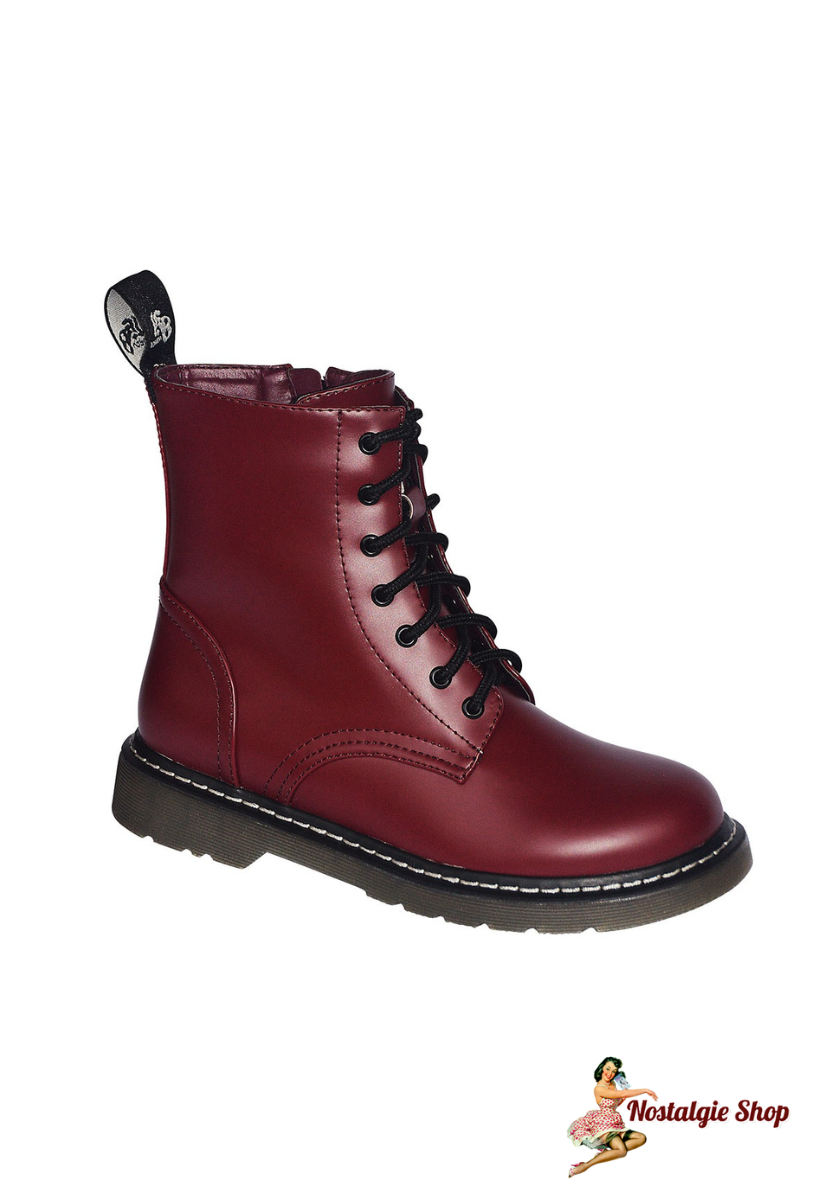 4 Farben Knightsbridge London - Dark Creationz 7 Loch DC Boots
