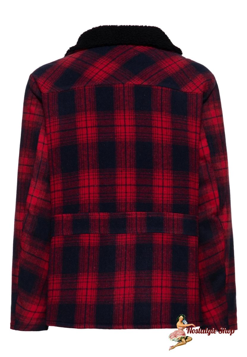King Kerosin - Flanelljacke in Rot