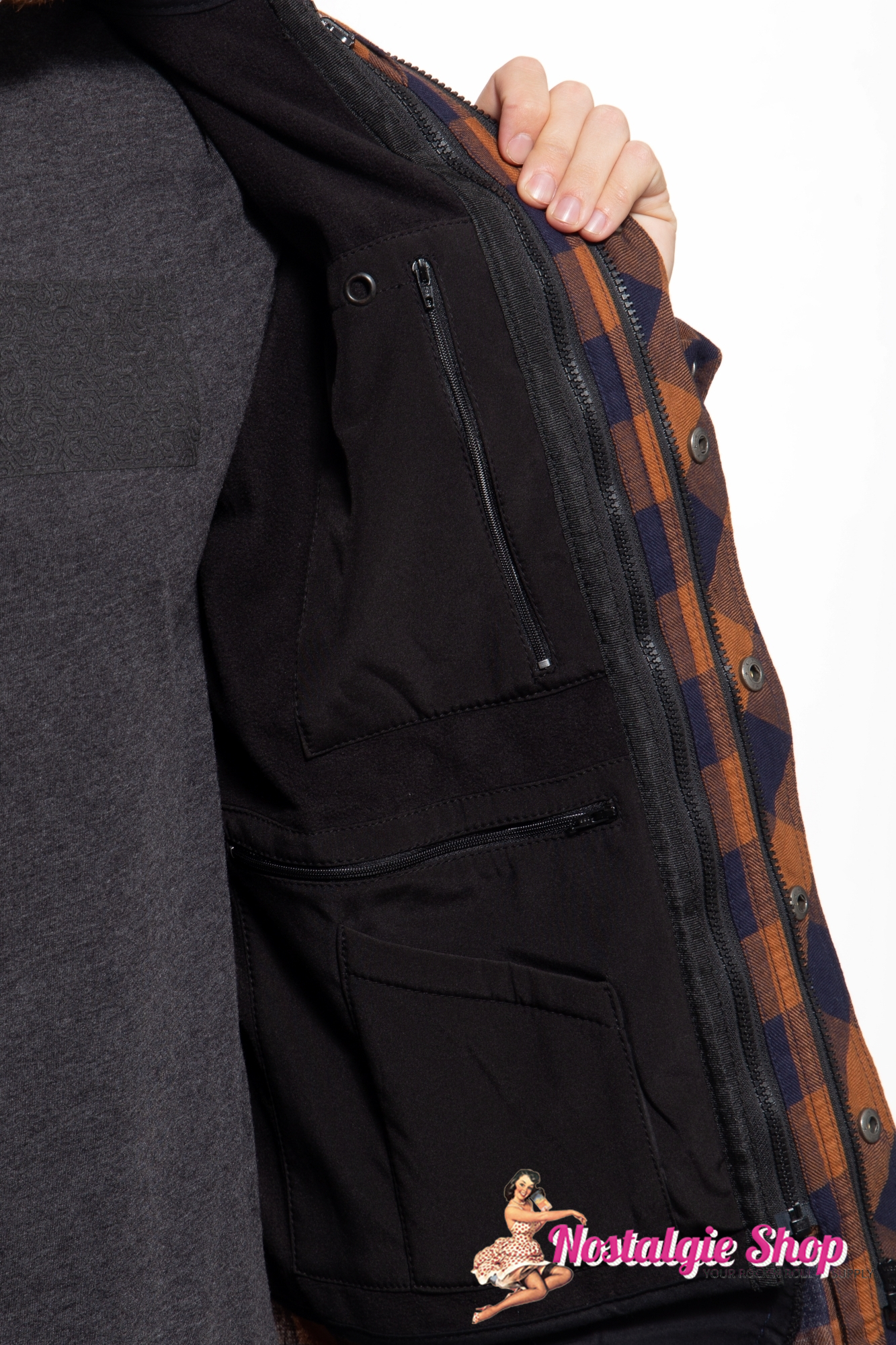 King Kerosin - Outdoor Funktionshemd/Jacke mit Softshell Innenfutter - Speedway Kings