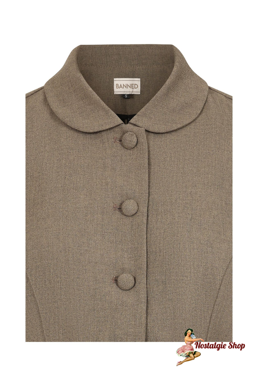 Banned - Retro 1940's Grey Lady Danbury Jacket