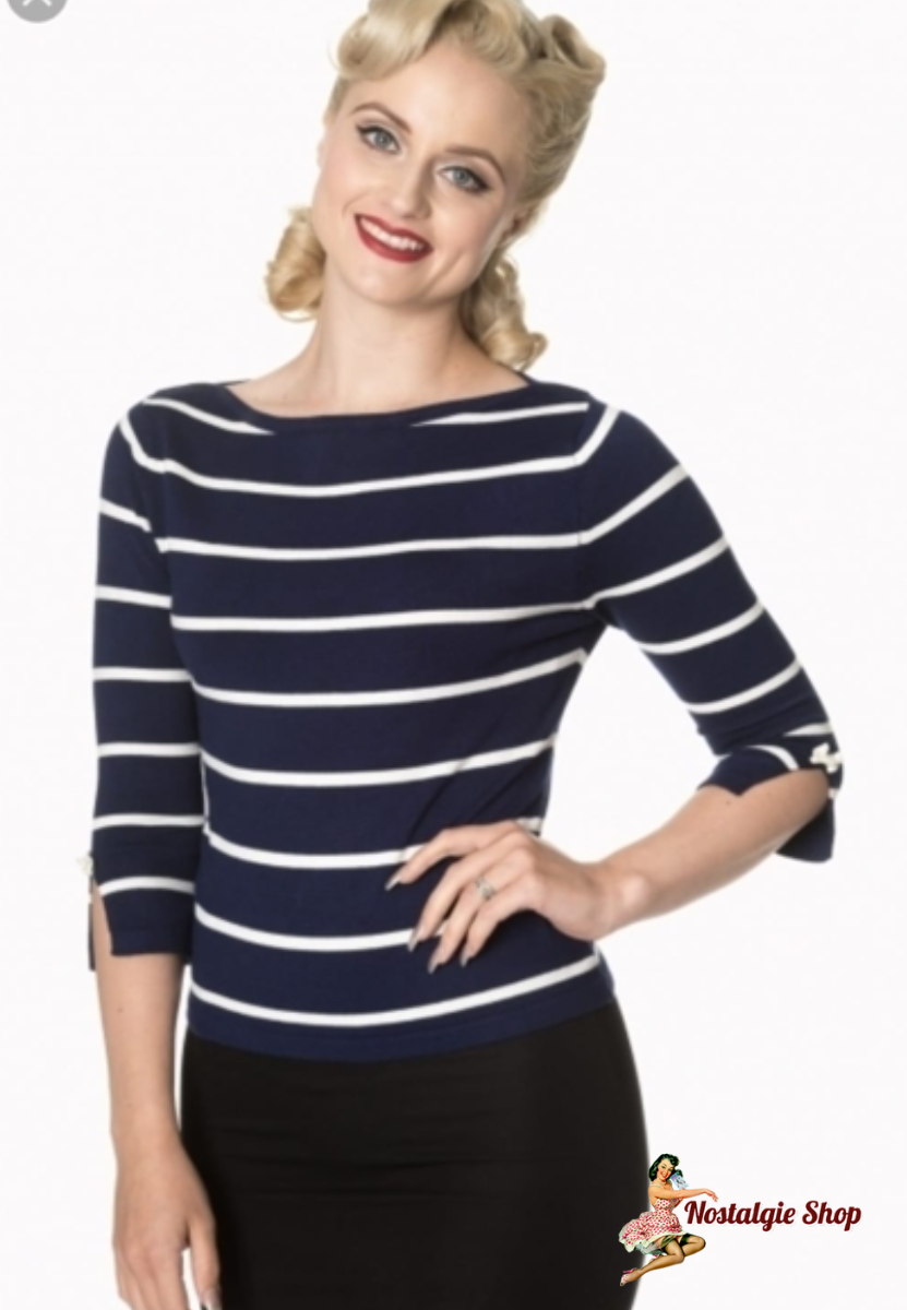 STRIPES PLEASE! KNIT JUMPER -Einzelstück S-