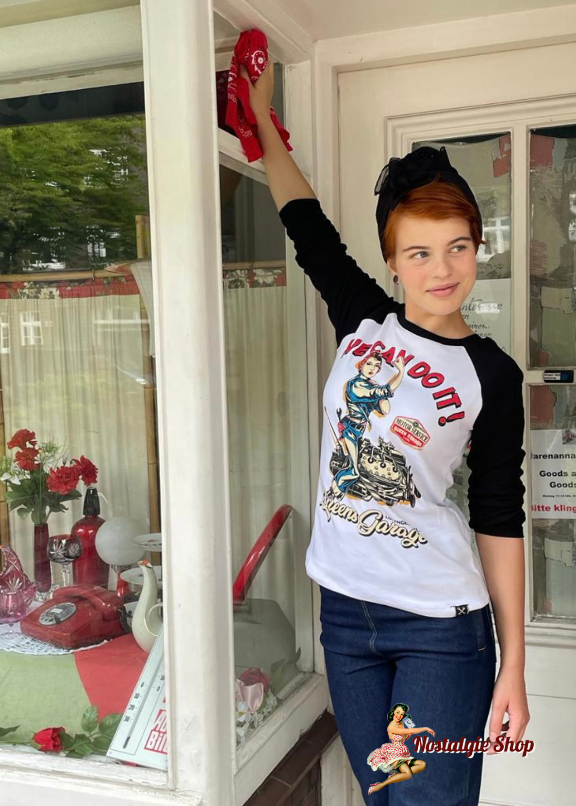 Queen Kerosin  - RAGLAN LONGSLEEVE „We can do it“