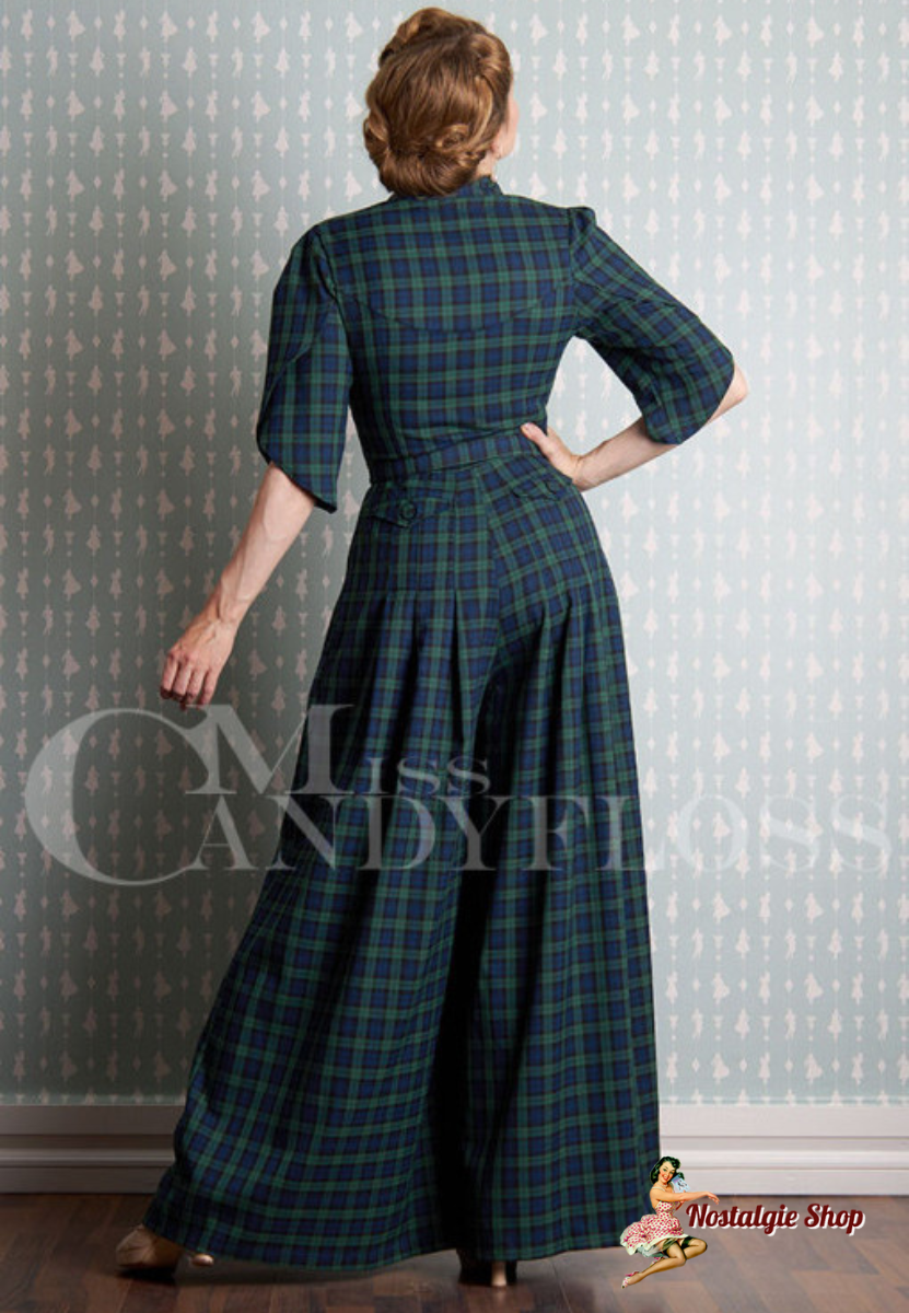 Miss Candyfloss - Camilla-Gia Tartan playsuit
