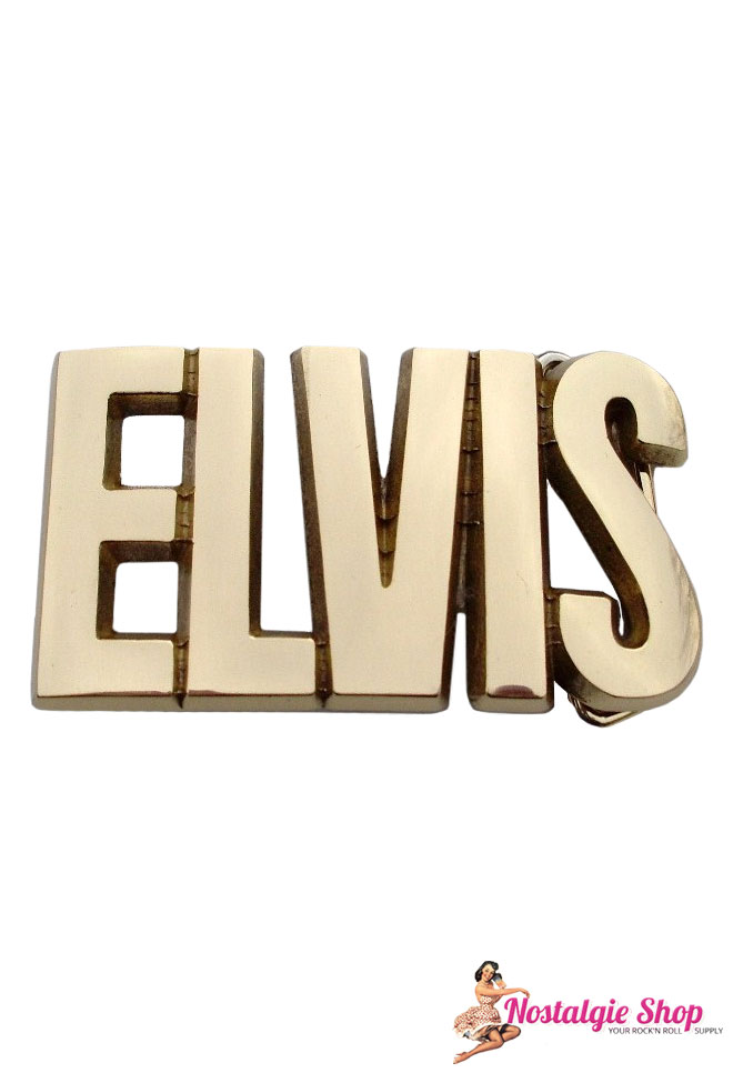 Buckle - Elvis Gold