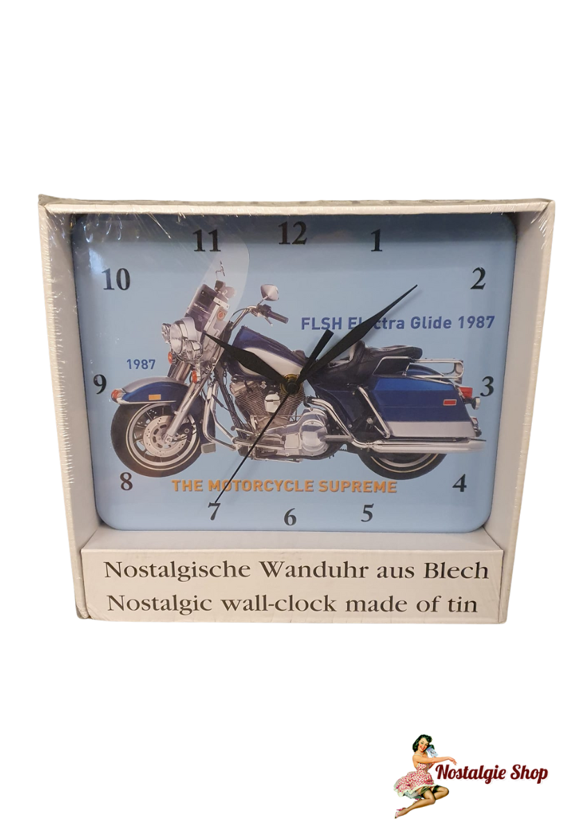 Blechschild Wanduhr NEU- - Verschiedene 50s Motive