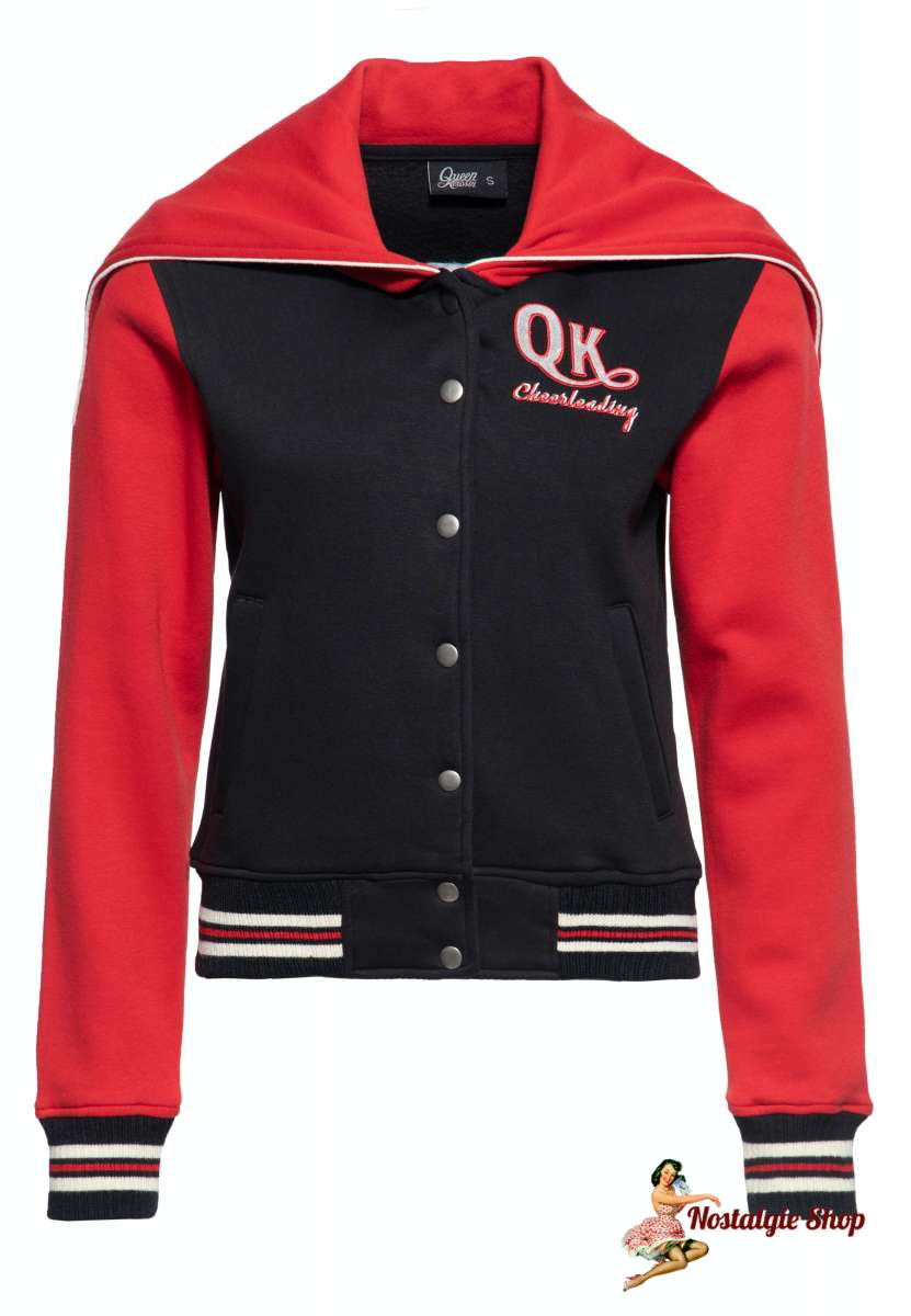 Queen Kerosin - COLLEGE SWEATJACKE »WONDER WOMAN« nur XS
