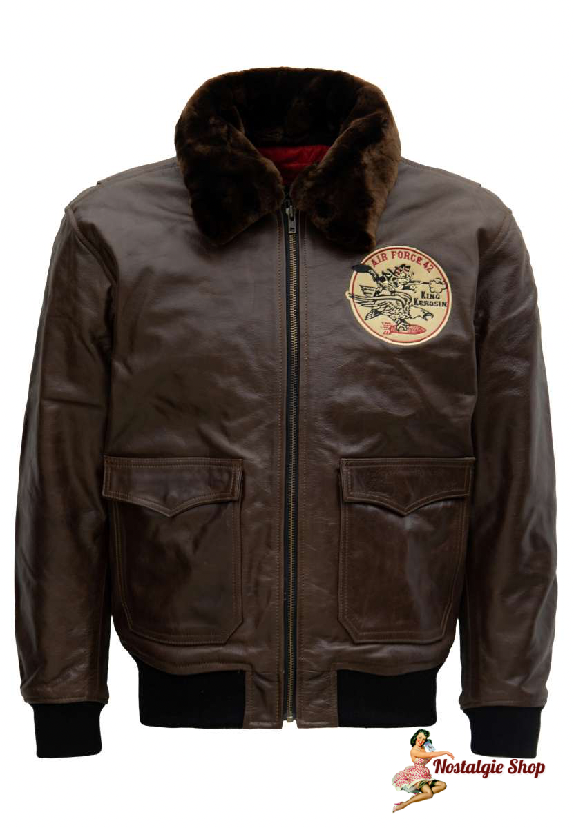 King Kerosin - Fliegerjacke aus Rindsleder
