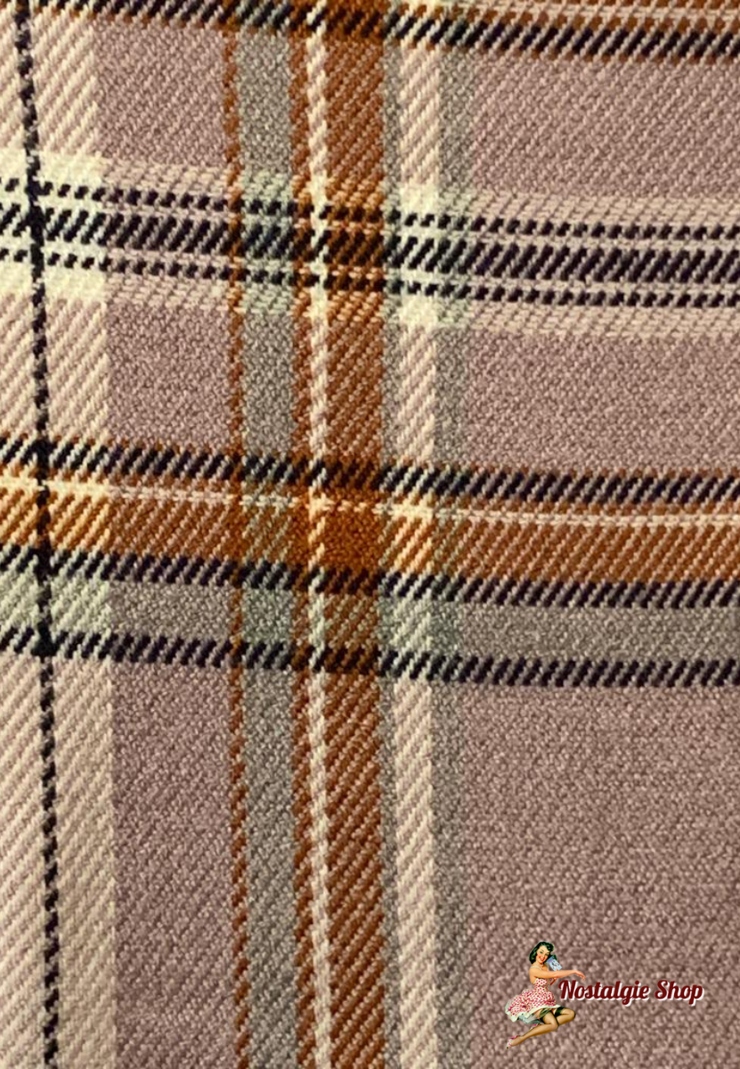 Miss Candyfloss - Phoebe-Wisteria Tartan swing dress