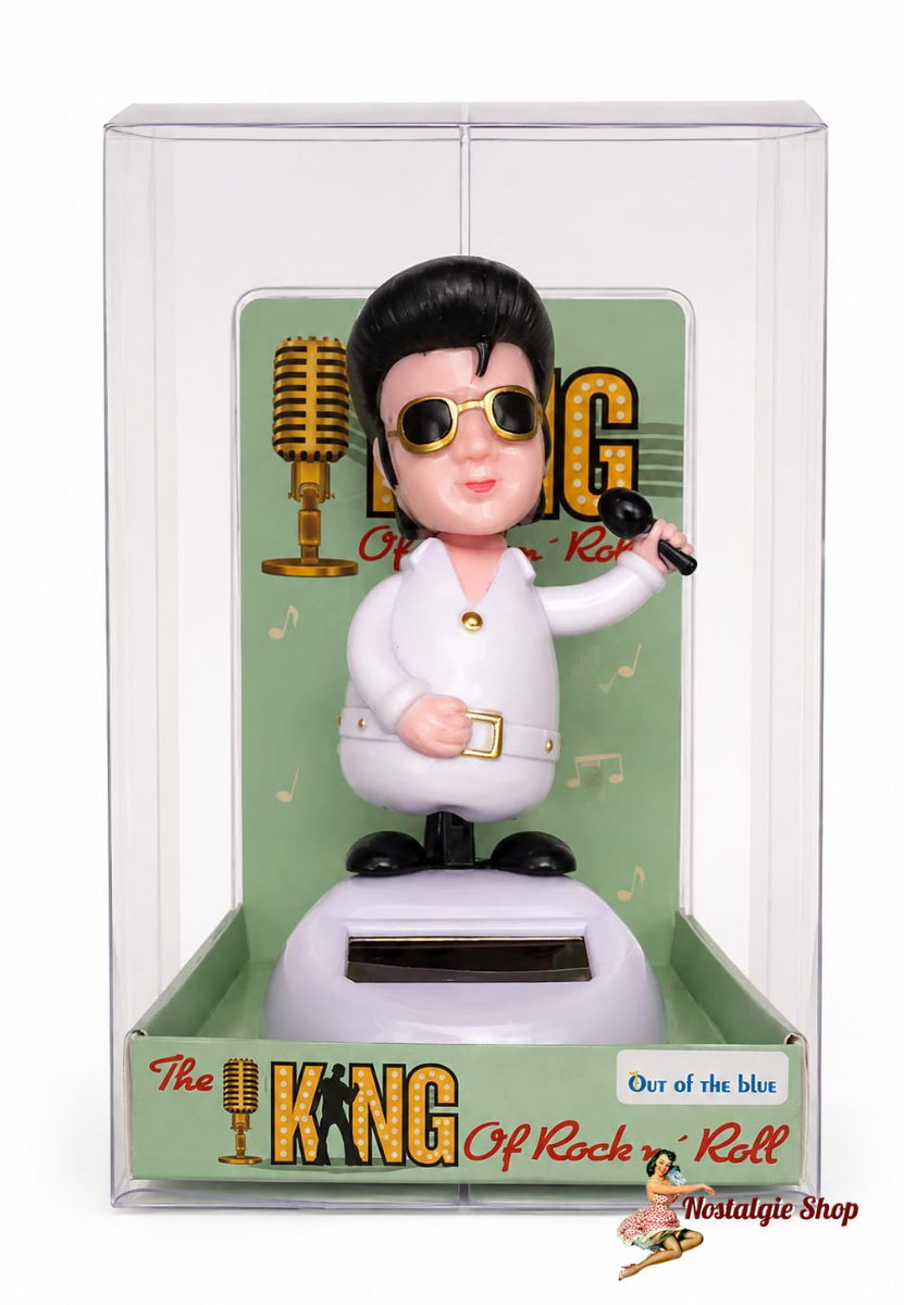 Direkt aus Memphis - Elvis Solar Wackelfigur