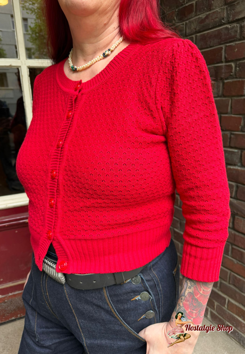 Mak - Strickjacke 3/4 Arm verschiedene Farben
