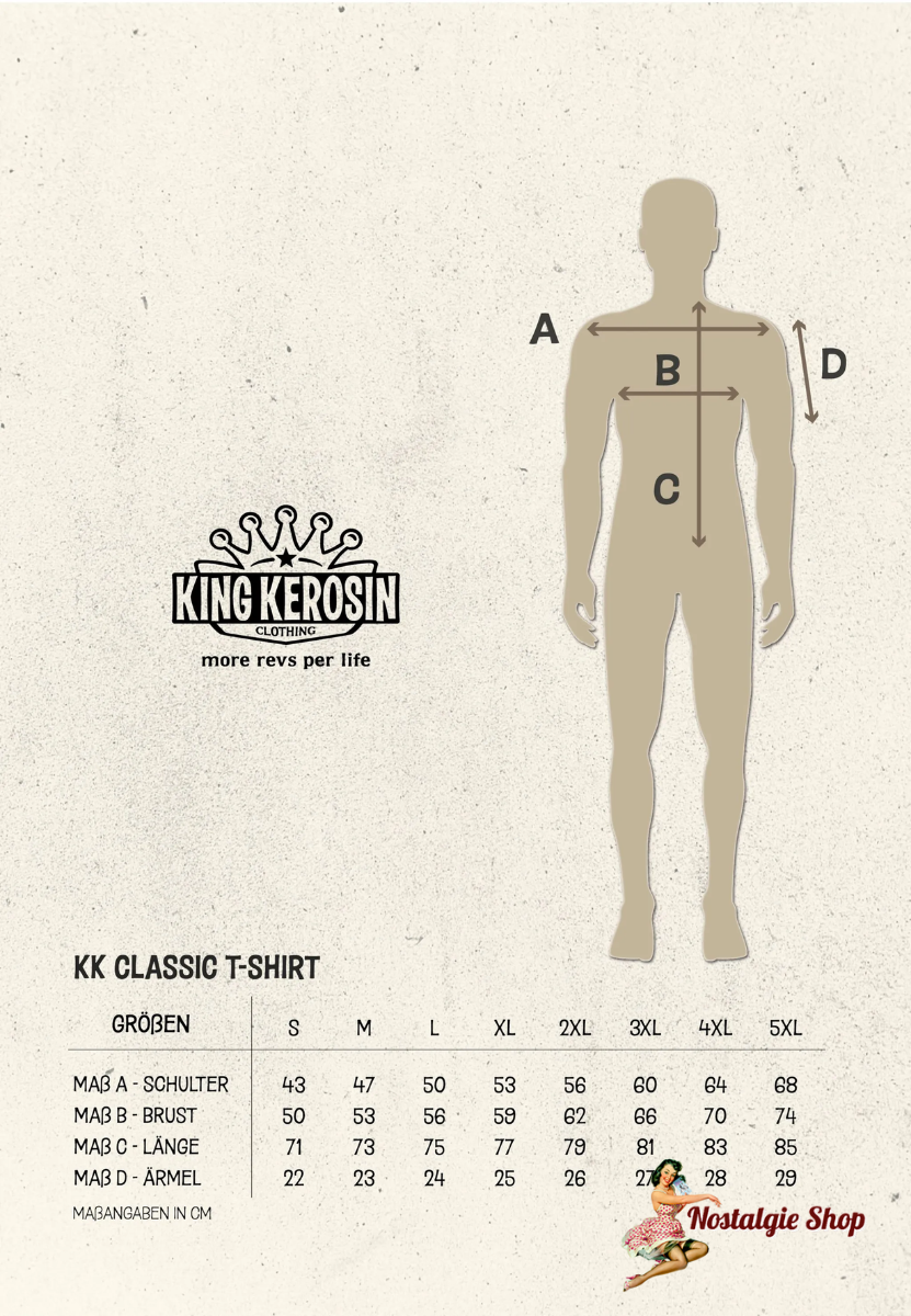 King Kerosin - CLASSIC T-SHIRT «MECHANIC ON DUTY»
