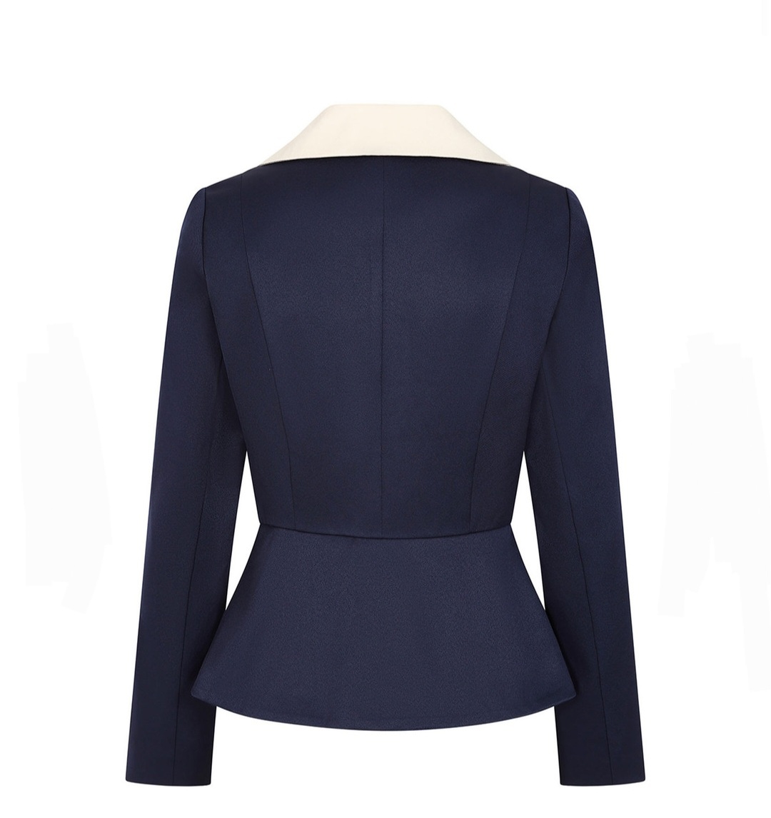 Banned - Retro 50s Leonia Blazer Navy