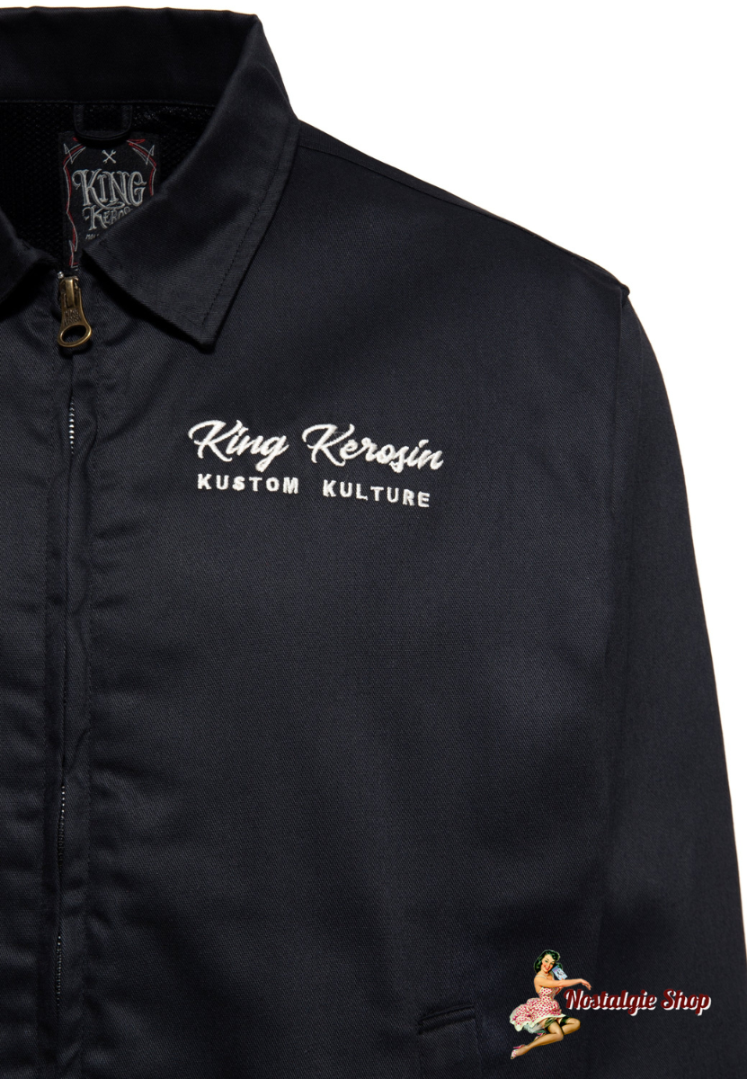 King Kerosin - Gabardine Jacke «Kustom Kulture»