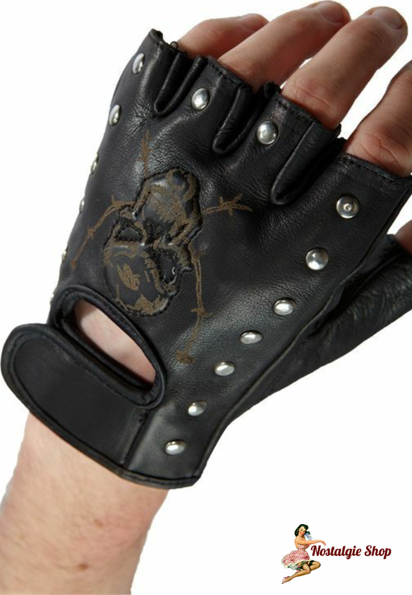 3D Lederhandschuhe fingerlos - Verschiedene Modelle