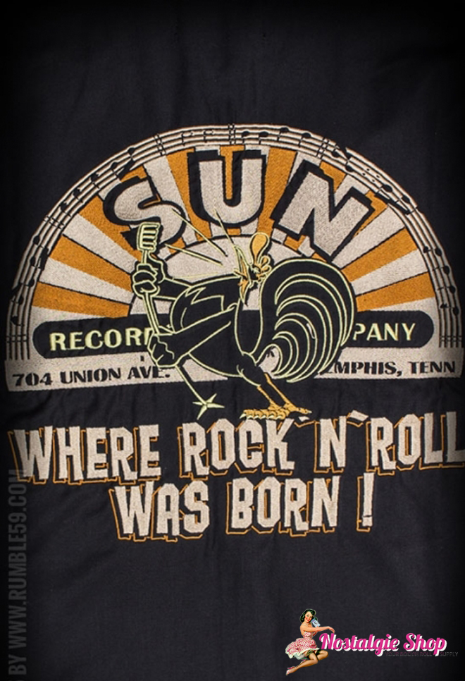 Rumble 59 Bowling Shirt - Sun Records 50er Rockabilly