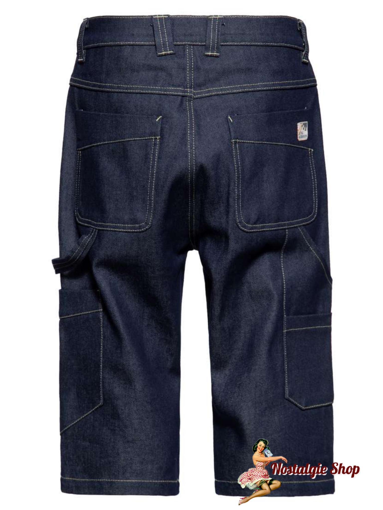 King Kerosin - Worker Denim Shorts Oldschool Rockabilly