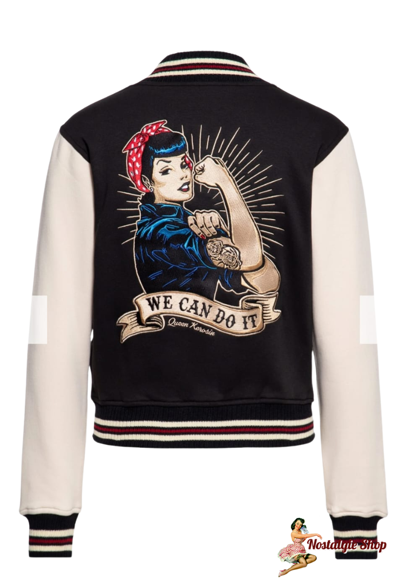 Queen Kerosin - College Jacke «We Can Do It»