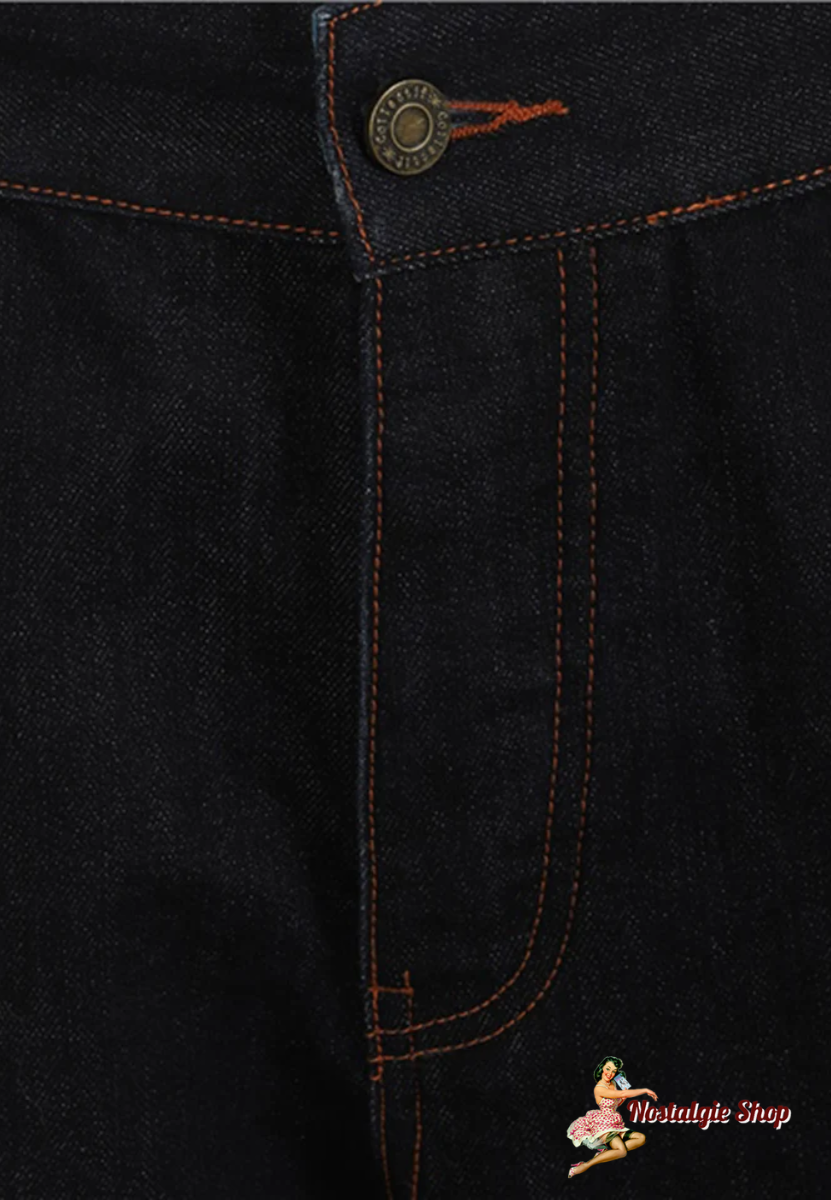 Collectif - "OWEN PAINTER" Retro RELAXED FIT Denim