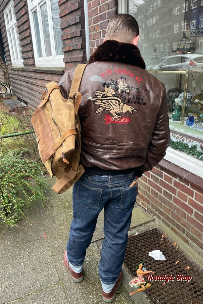 King Kerosin - Fliegerjacke aus Rindsleder