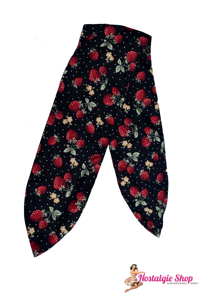 Haarband mit Draht - Erdbeeren