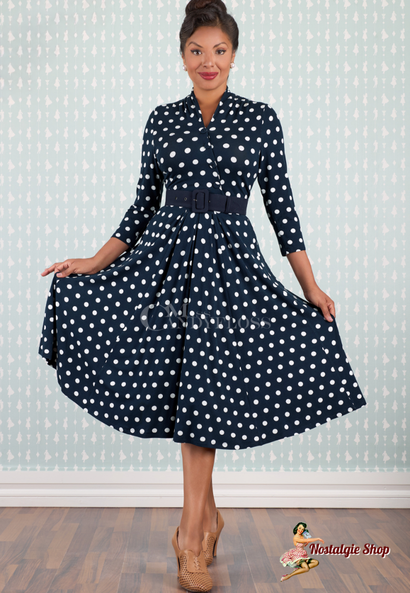 Miss Candyfloss - Cloudia-Lee Classic polka dot stretch dress