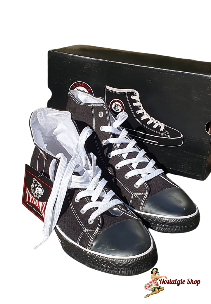 Tysonz - Sneakers hoch schwarz