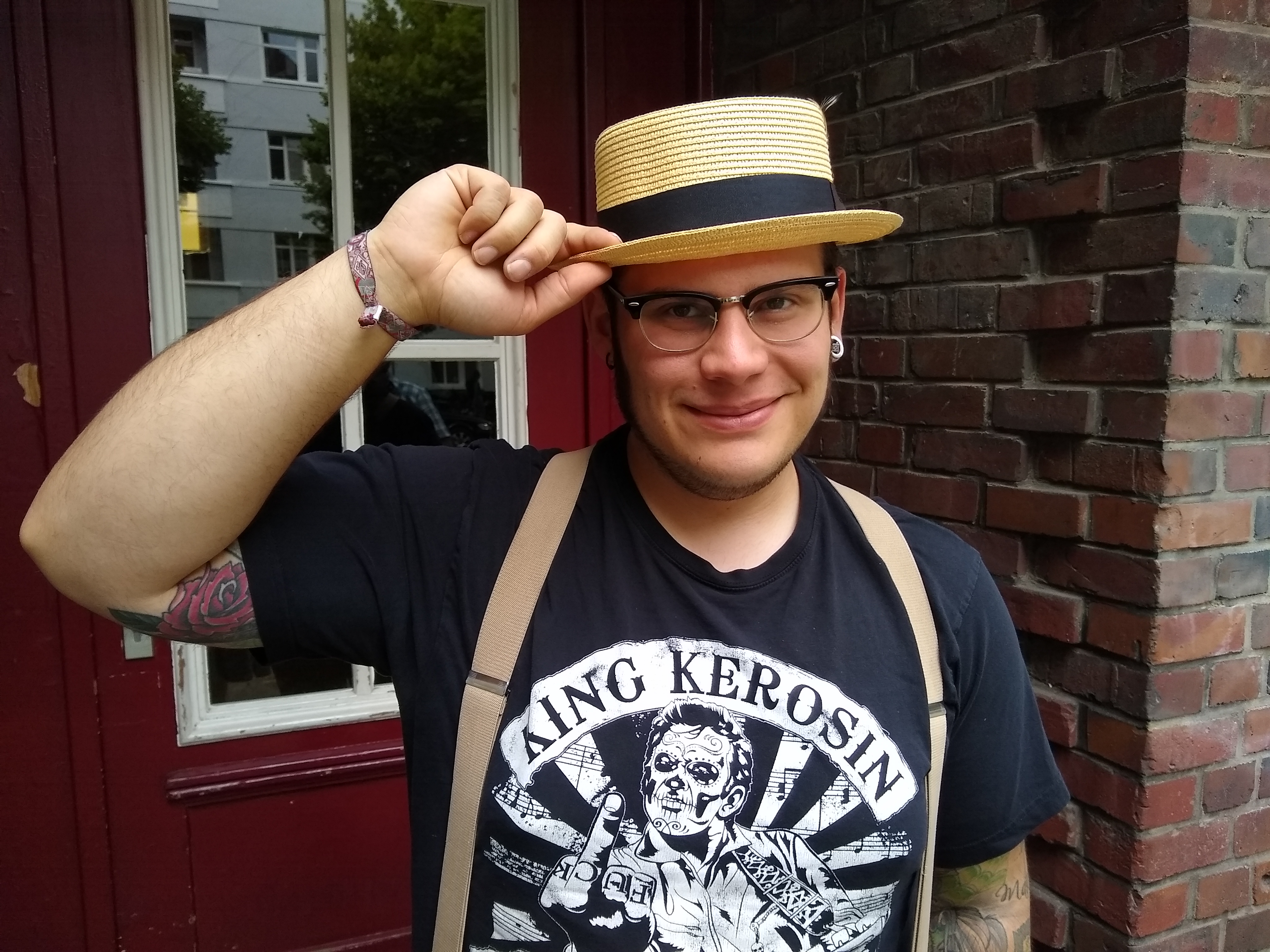 Maz - Sommer Porkpie Strohhut