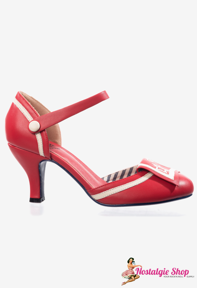 Banned Sailor Pumps rot - nur noch Gr. 39 -