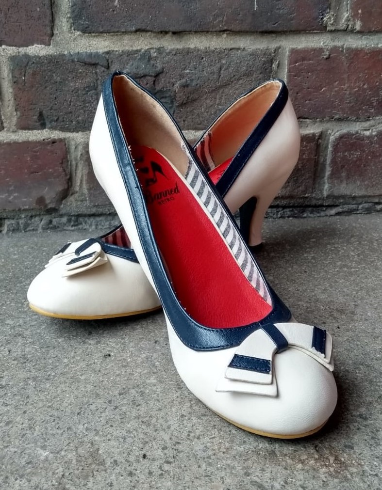 Banned Sparkle Falls Sailor Pumps  - Gr. 36-