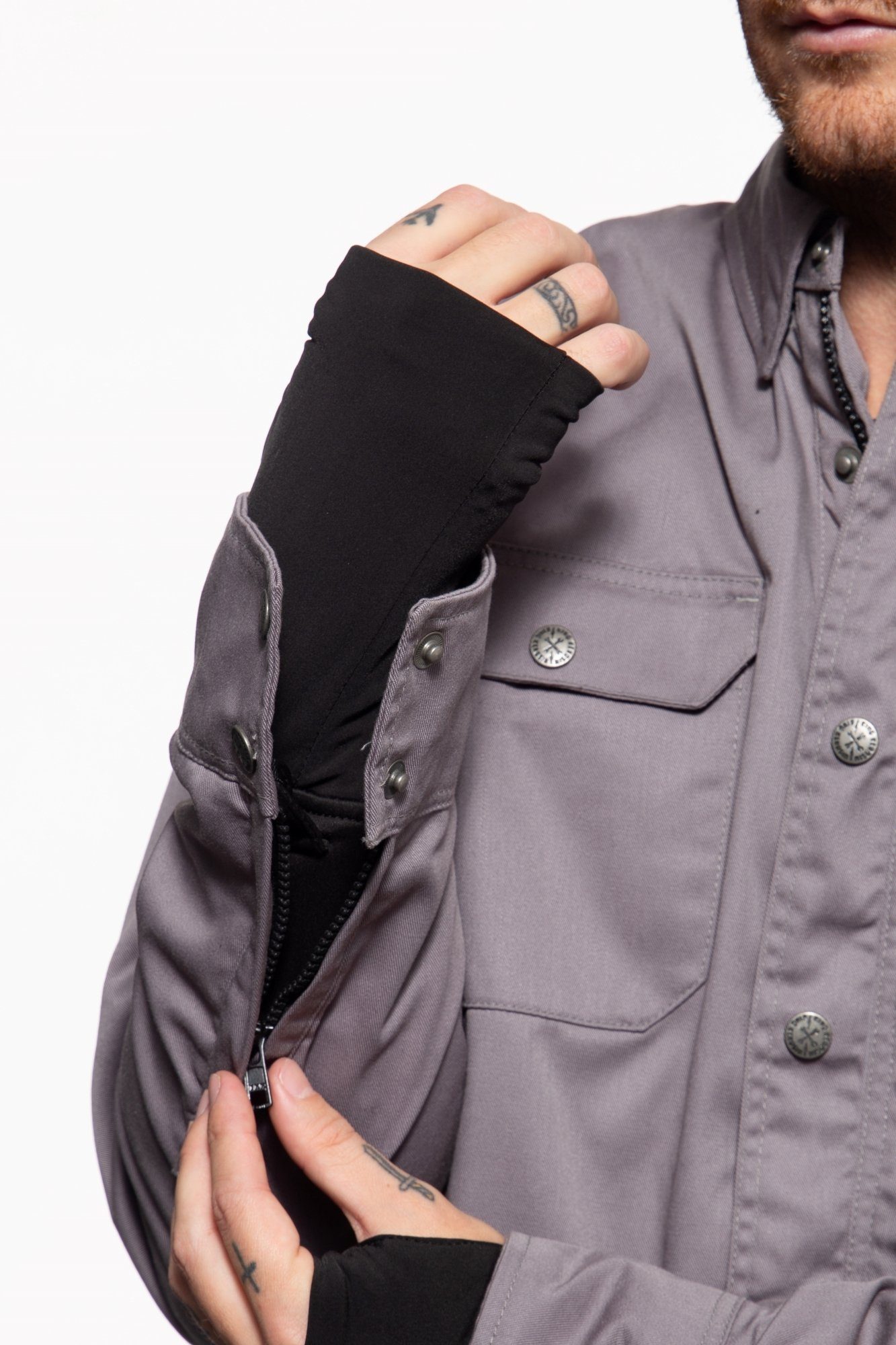 King Kerosin - Outdoor Funktionshemd/Jacke mit Softshell Innenfutter - Speedway Kings