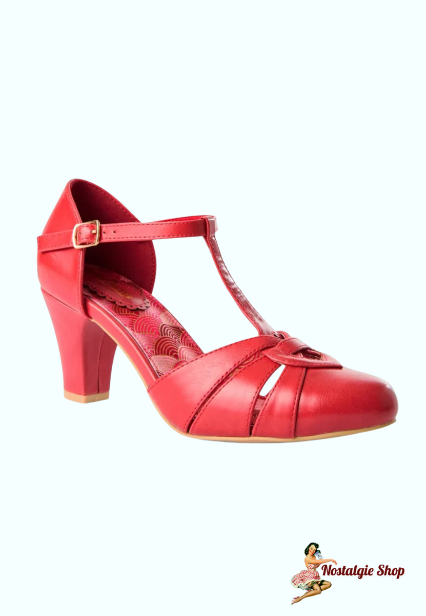 Joe Browns -  Vintage Style Heels - Red