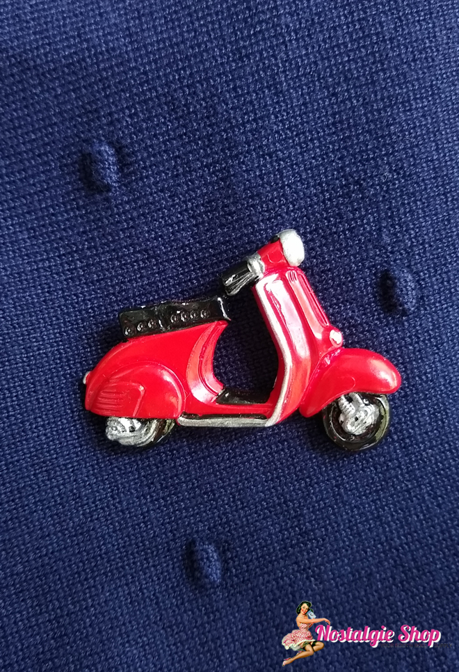 Retro Brosche Vespa