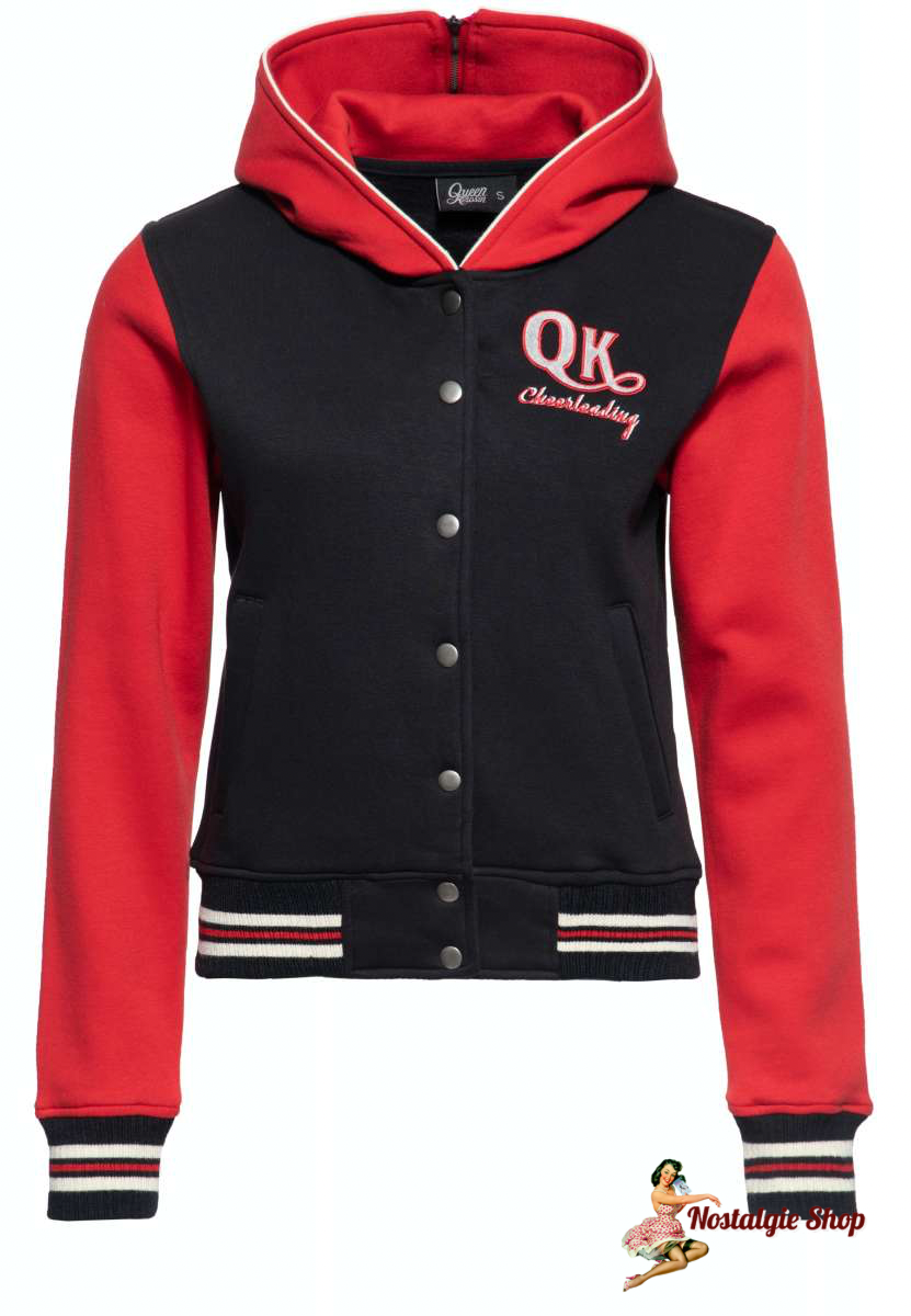 Queen Kerosin - COLLEGE SWEATJACKE »WONDER WOMAN« nur XS