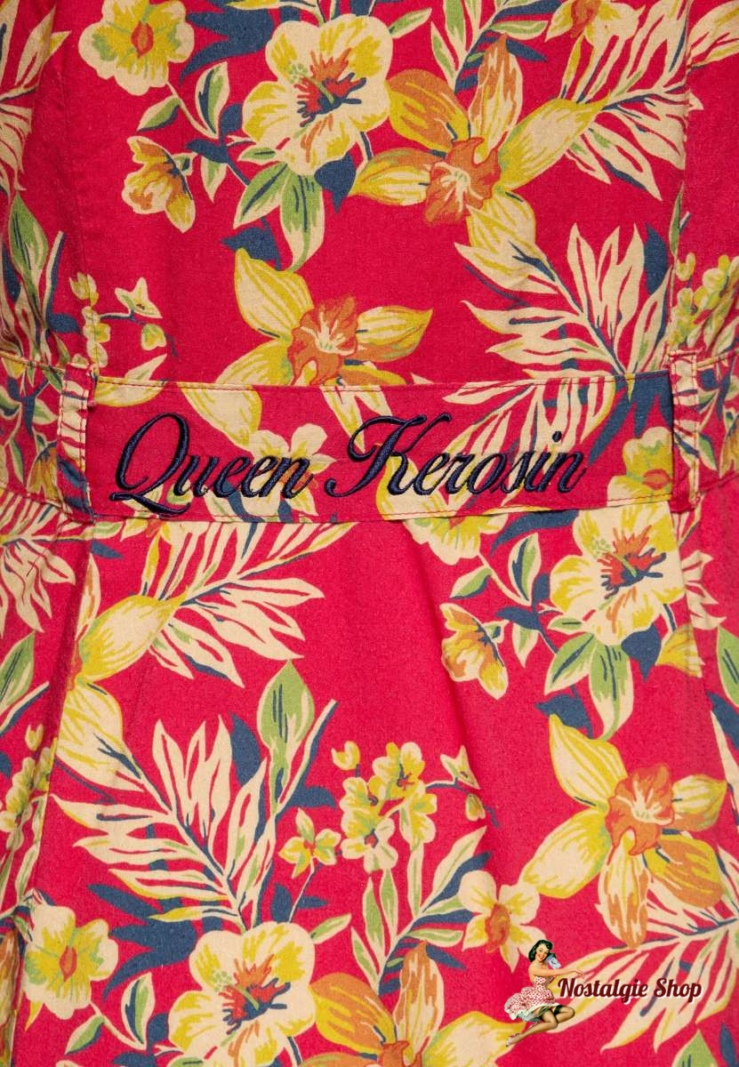 Queen Kerosin - Swingdress Hawaii Red