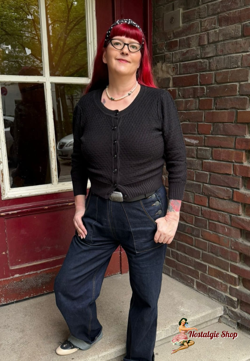 Mak - Strickjacke 3/4 Arm verschiedene Farben