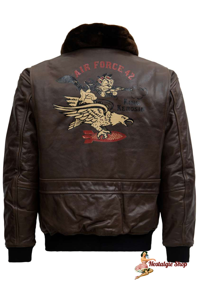 King Kerosin - Fliegerjacke aus Rindsleder