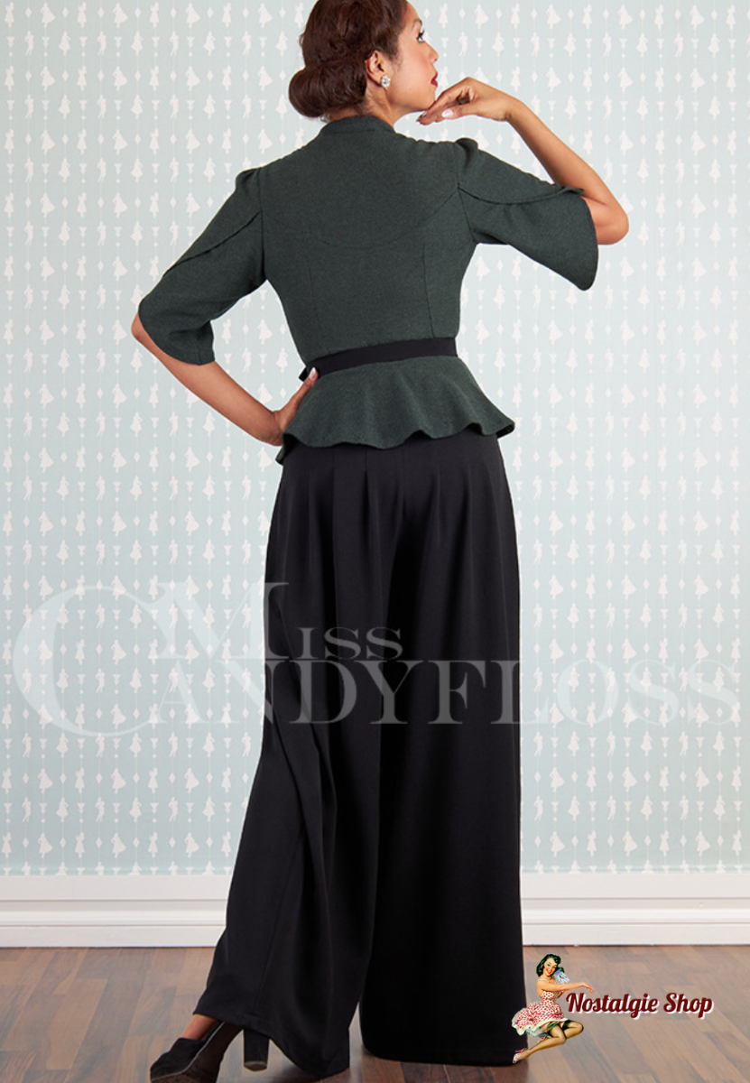 Miss Candyfloss - Daiya-Lee jumpsuit blazer top and wide-leg bottoms