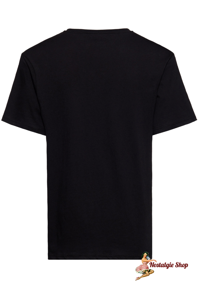 King Kerosin - T-SHIRT 'MECHANIC CREW' IN SCHWARZ