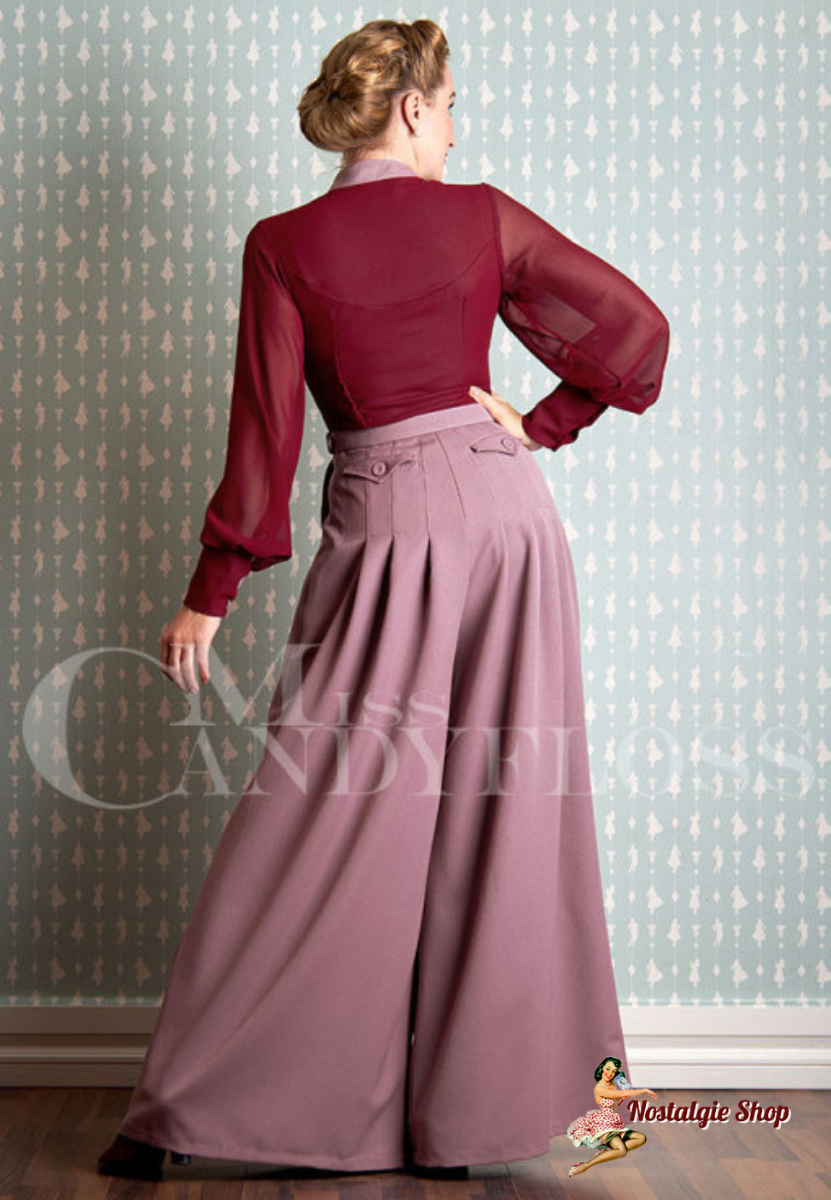 Miss Candyfloss - Morna-Bo Signature jumpsuit with sheer bishop sleeves