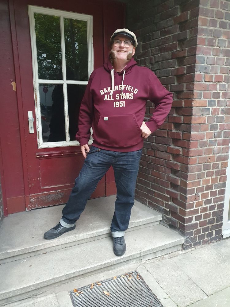King Kerosin Kapuzenpullover 'Bakersfield All Stars' in Bordeaux