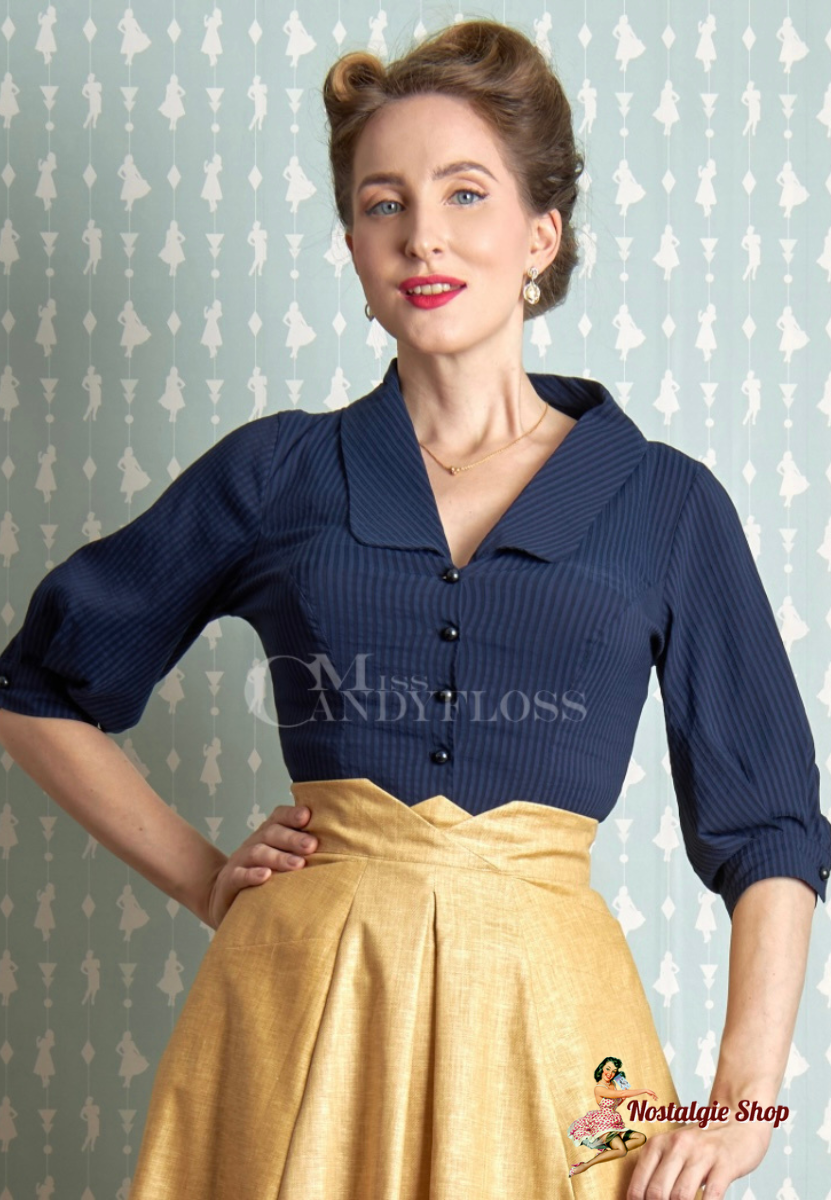 Miss Candyfloss - Roxanne-Lee Striped soft blouse