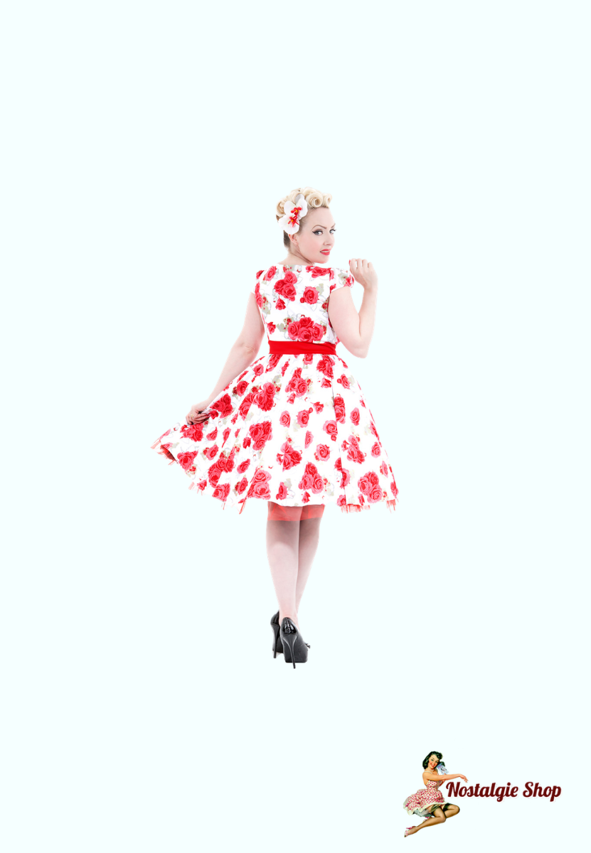 Hearts and Roses - Bianca Swing Dress