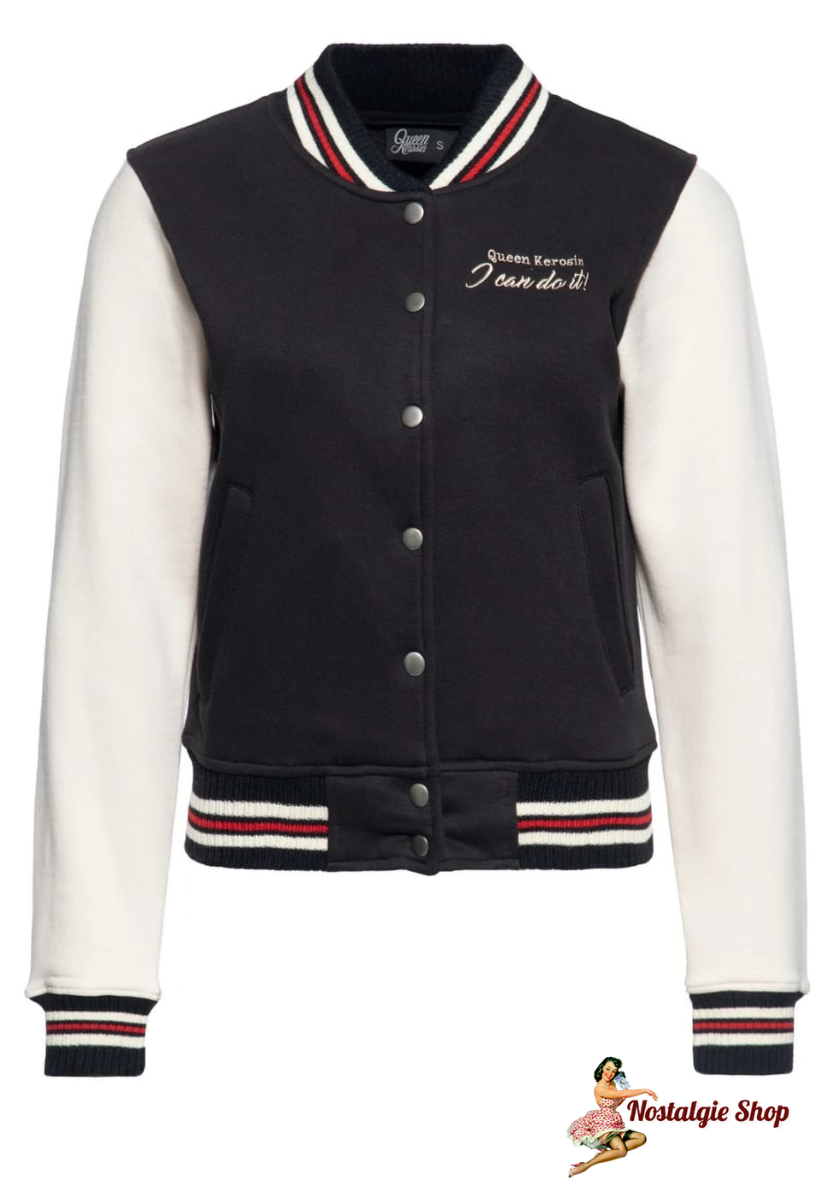 Queen Kerosin - COLLEGE SWEATJACKE «I CAN DO IT»