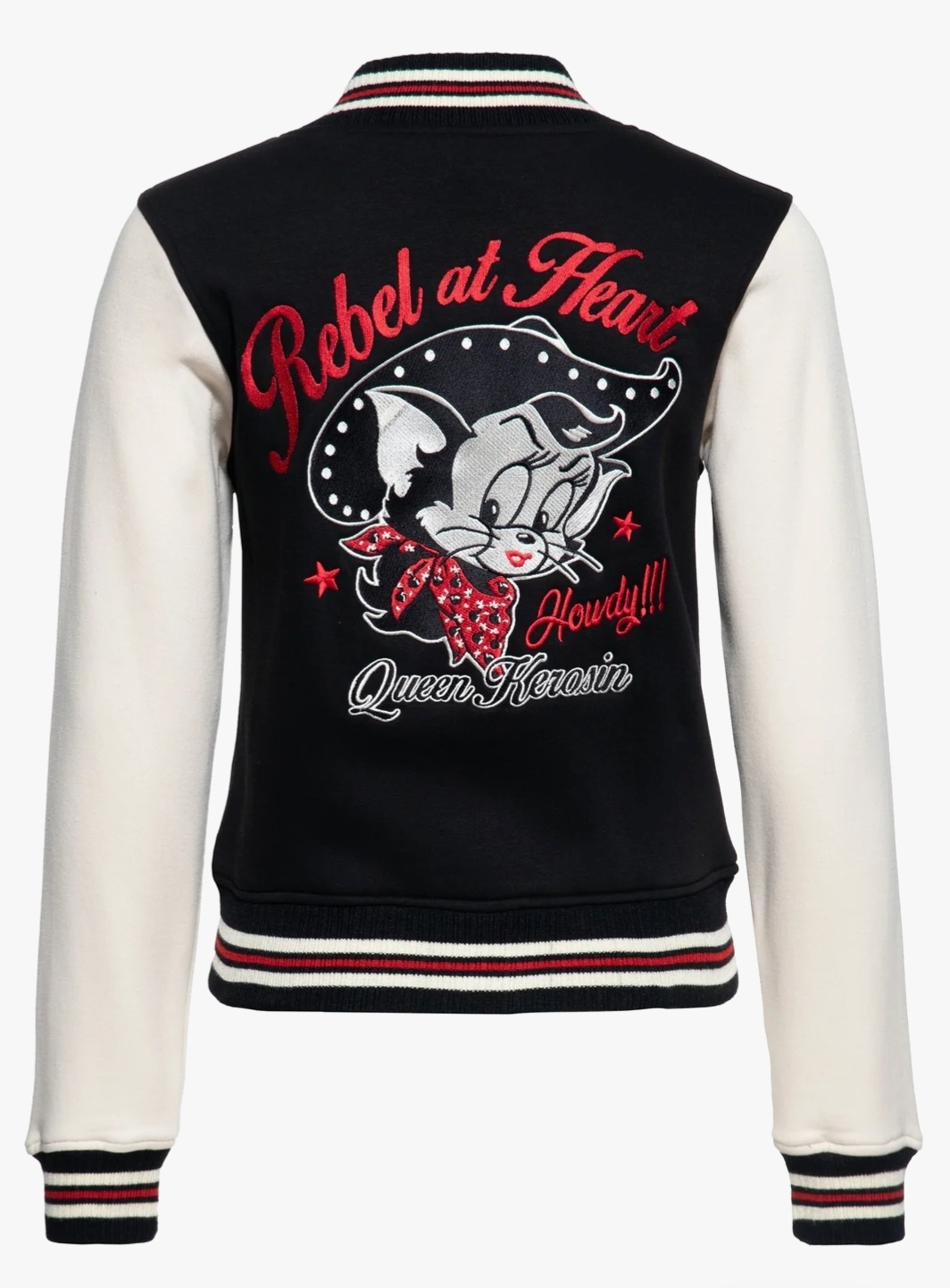 Queen Kerosin - College Sweatjacke «Rebel at Heart»