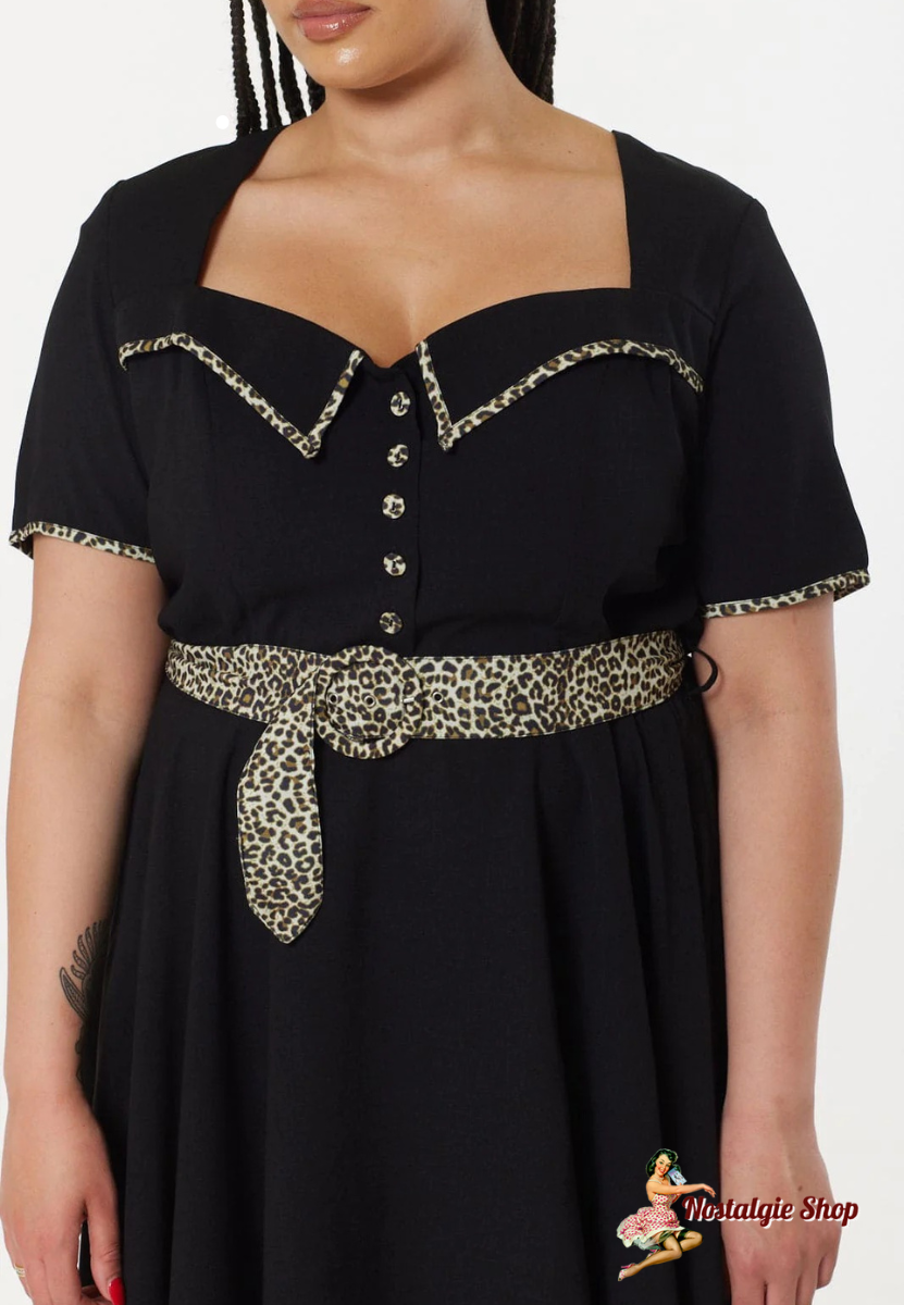 Timeless London - Animal Print Swing Dress