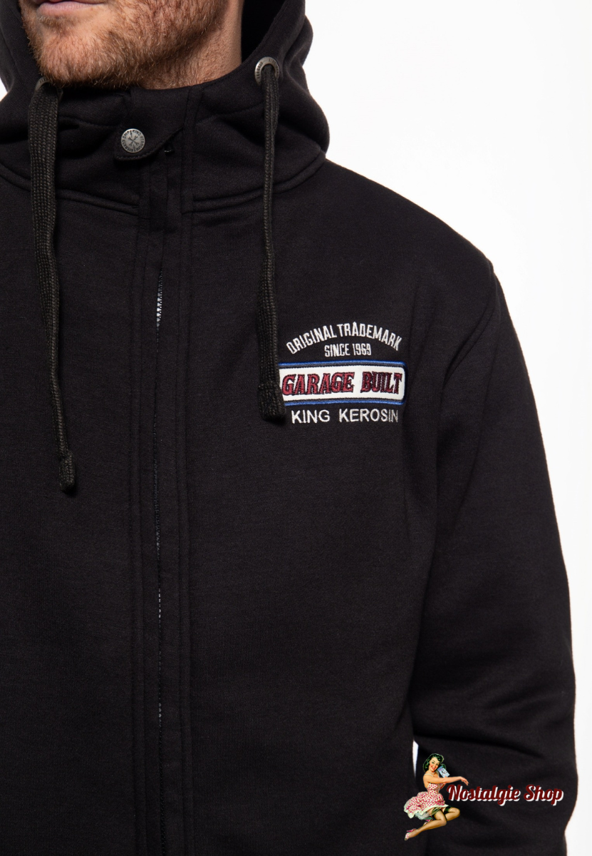 King Kerosin - SWEATJACKE MIT KAPUZE »GARAGE BUILT«