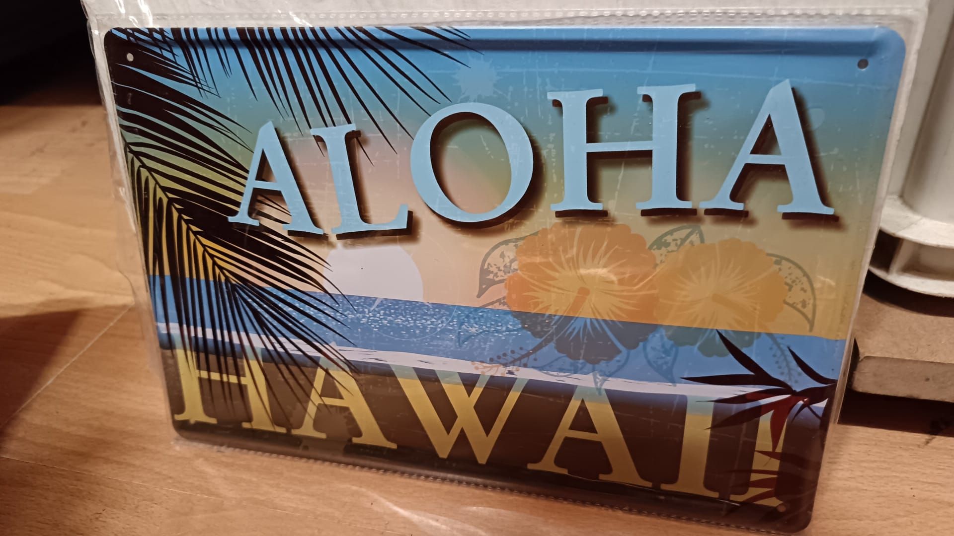 SALE, Aloha from Hawaii Blechschild