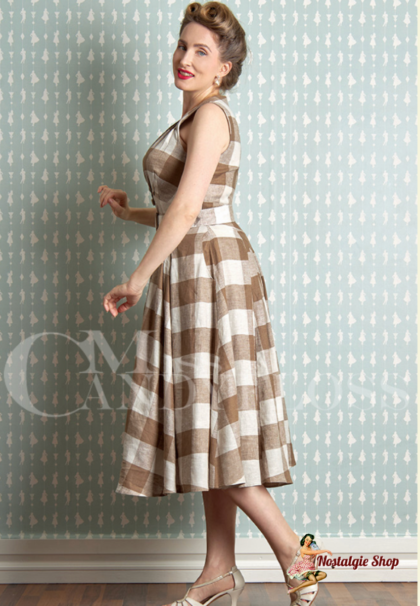 Miss Candyfloss - Marcella-Sadie Checkered button dress