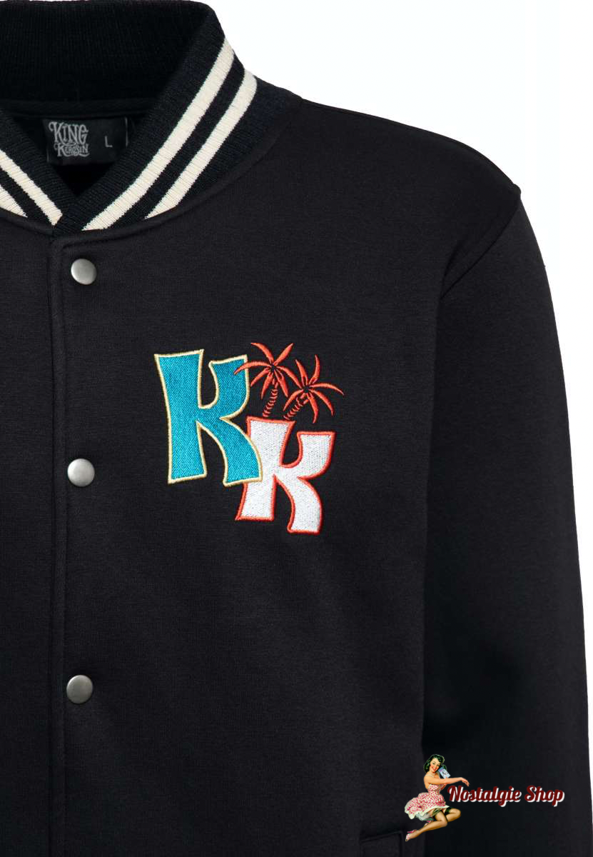 King Kerosin - COLLEGE SWEATJACKE »TIKI SURFERS«